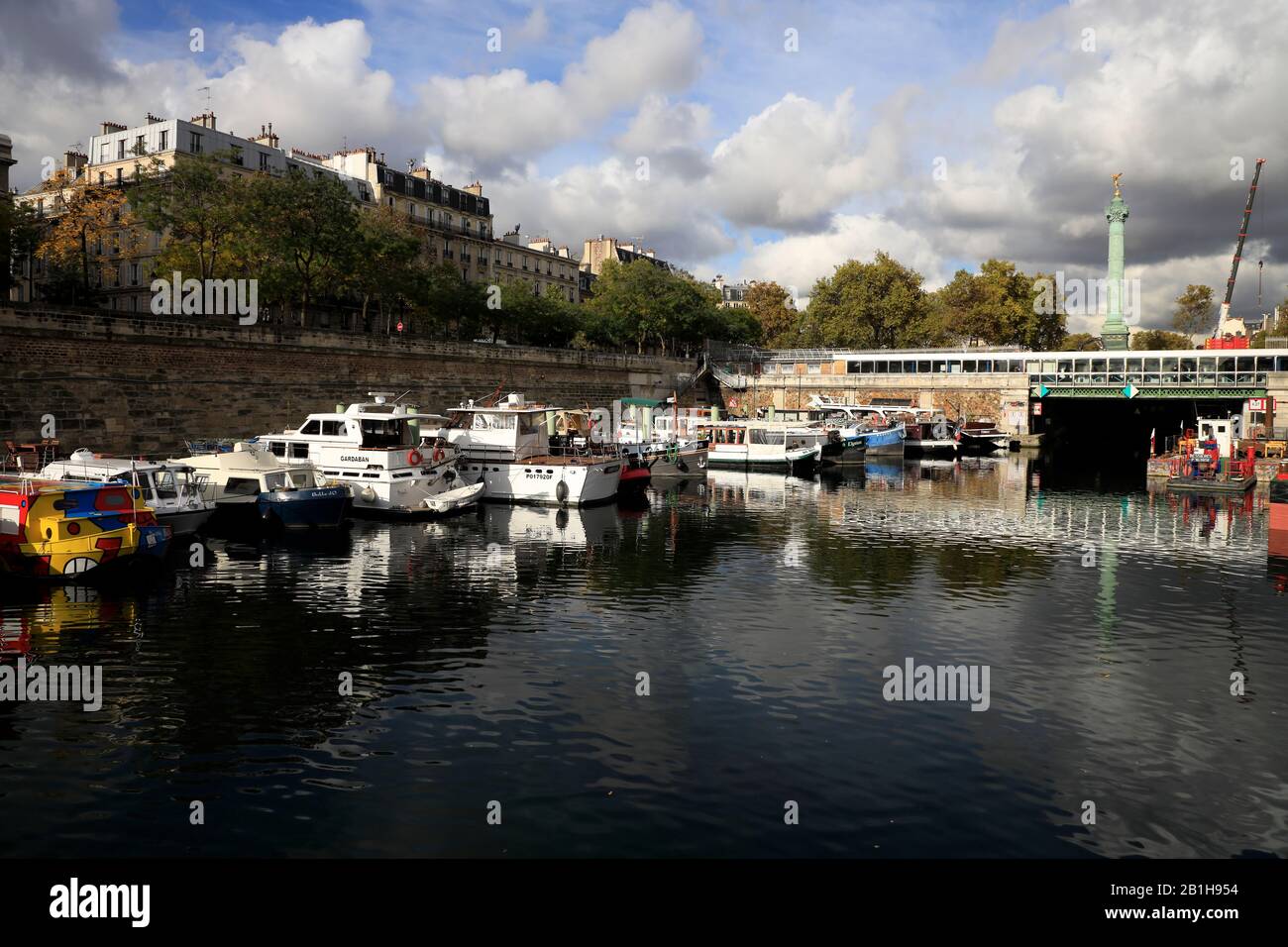 Port de l'Arsenal.Paris.France Foto Stock