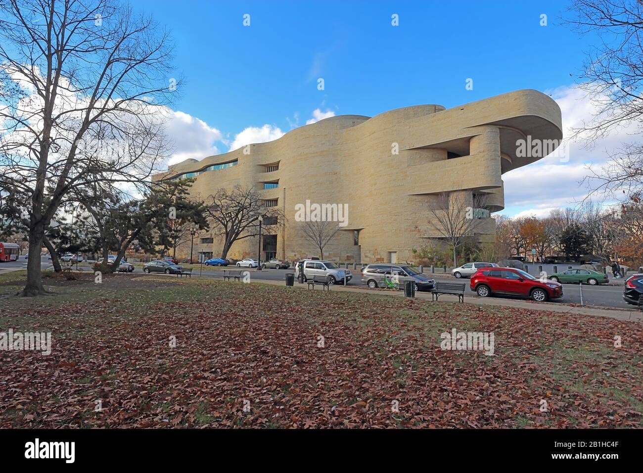 Smithsonian Institution National Museum of the American Indian on the Mall vicino al Campidoglio, è dedicato al sottosviluppo Foto Stock