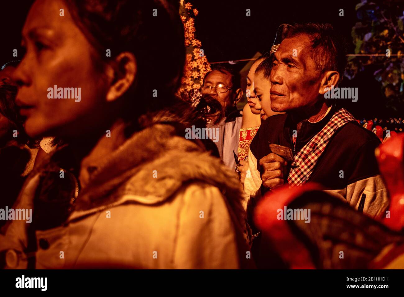 Celebrazione per l'apertura del più grande Buddha in America Latina Foto Stock