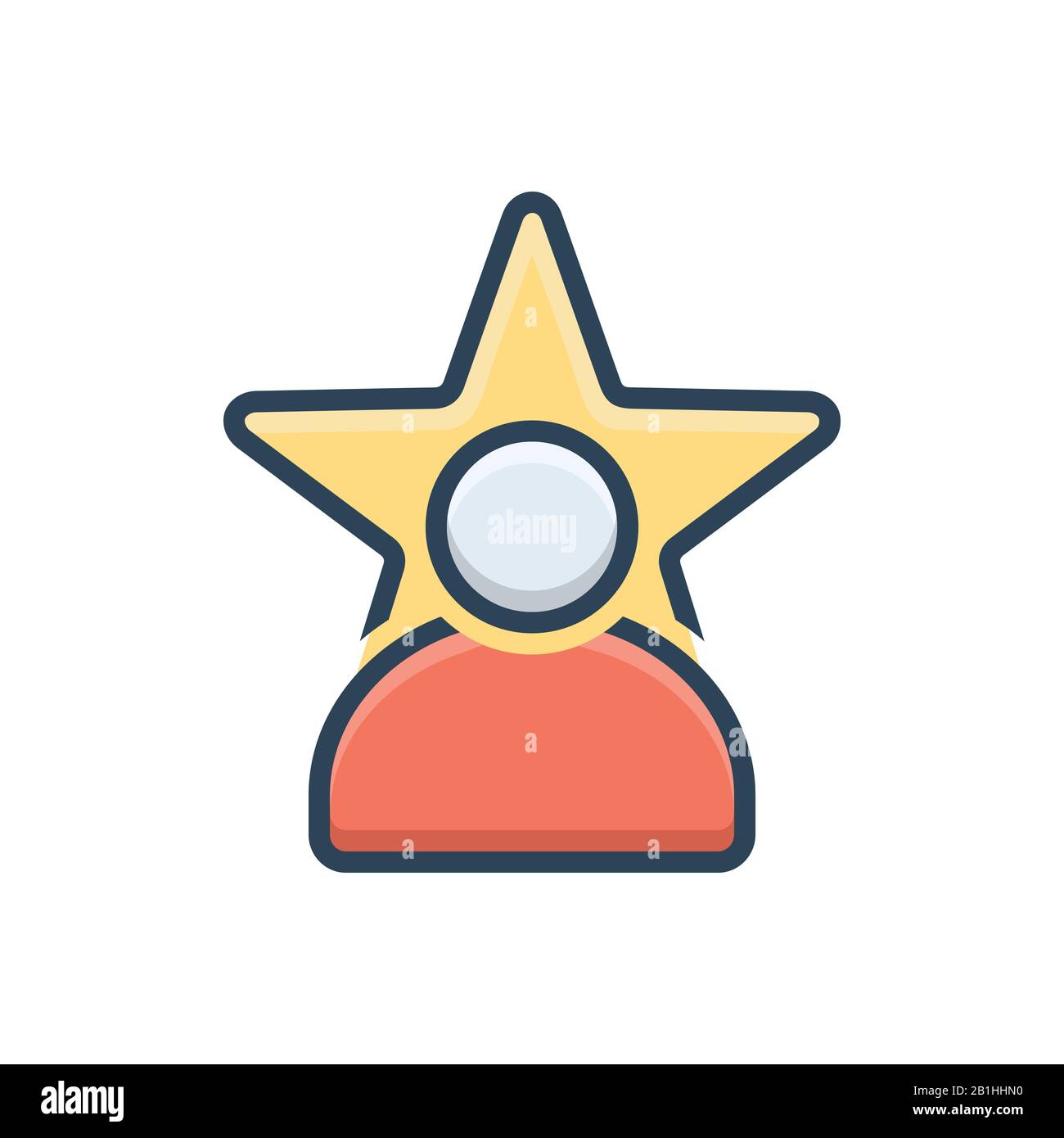 Illustrazione per Celebrity Illustrazione Vettoriale