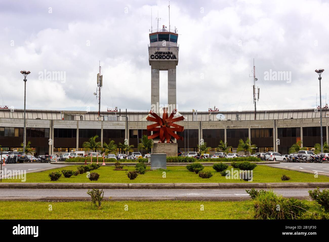 Medellin, Colombia - 27 Gennaio 2019: terminal dell aeroporto di Medellin (MDE) in Colombia. Foto Stock