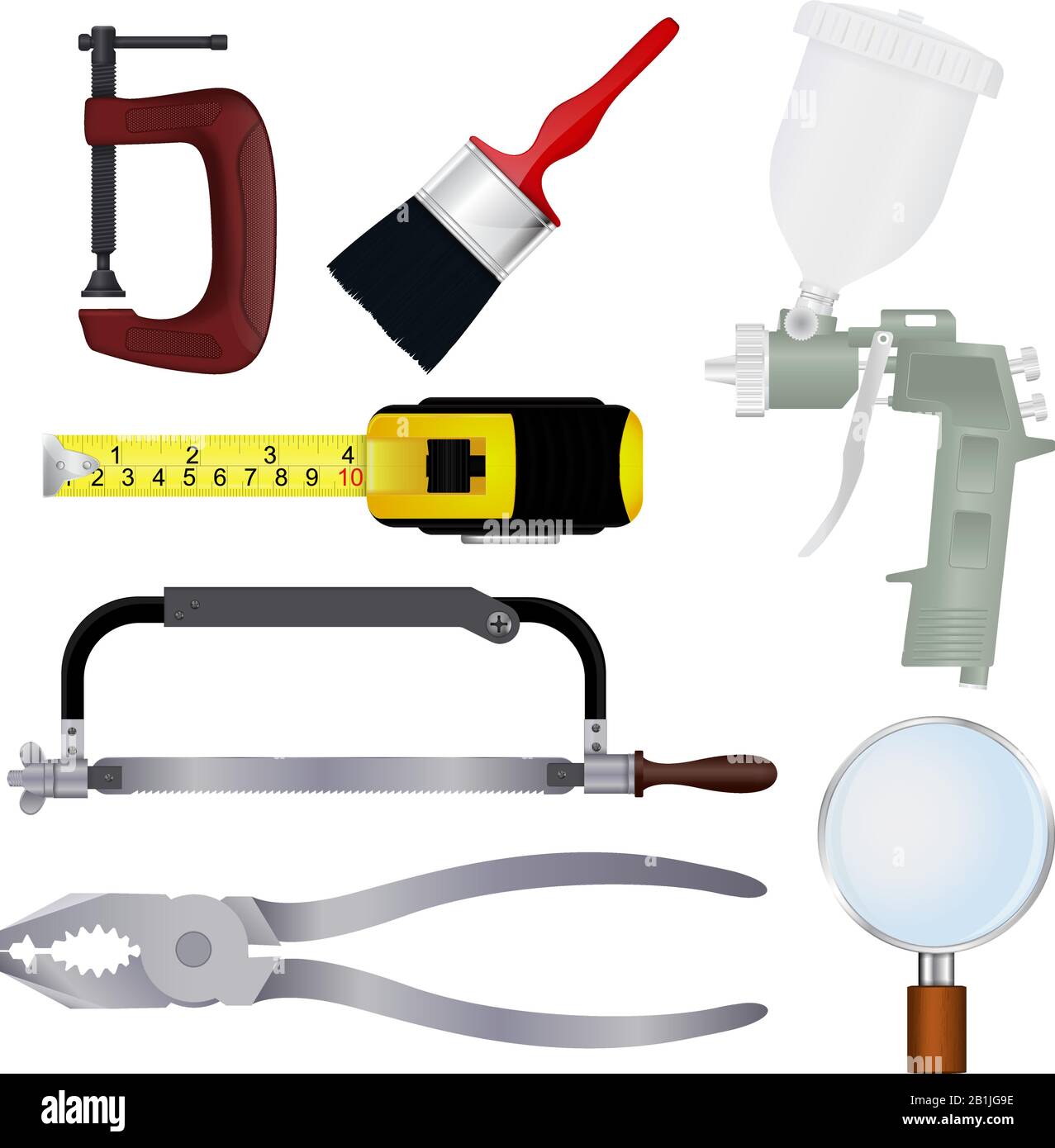 Set di strumenti Illustrazione Vettoriale