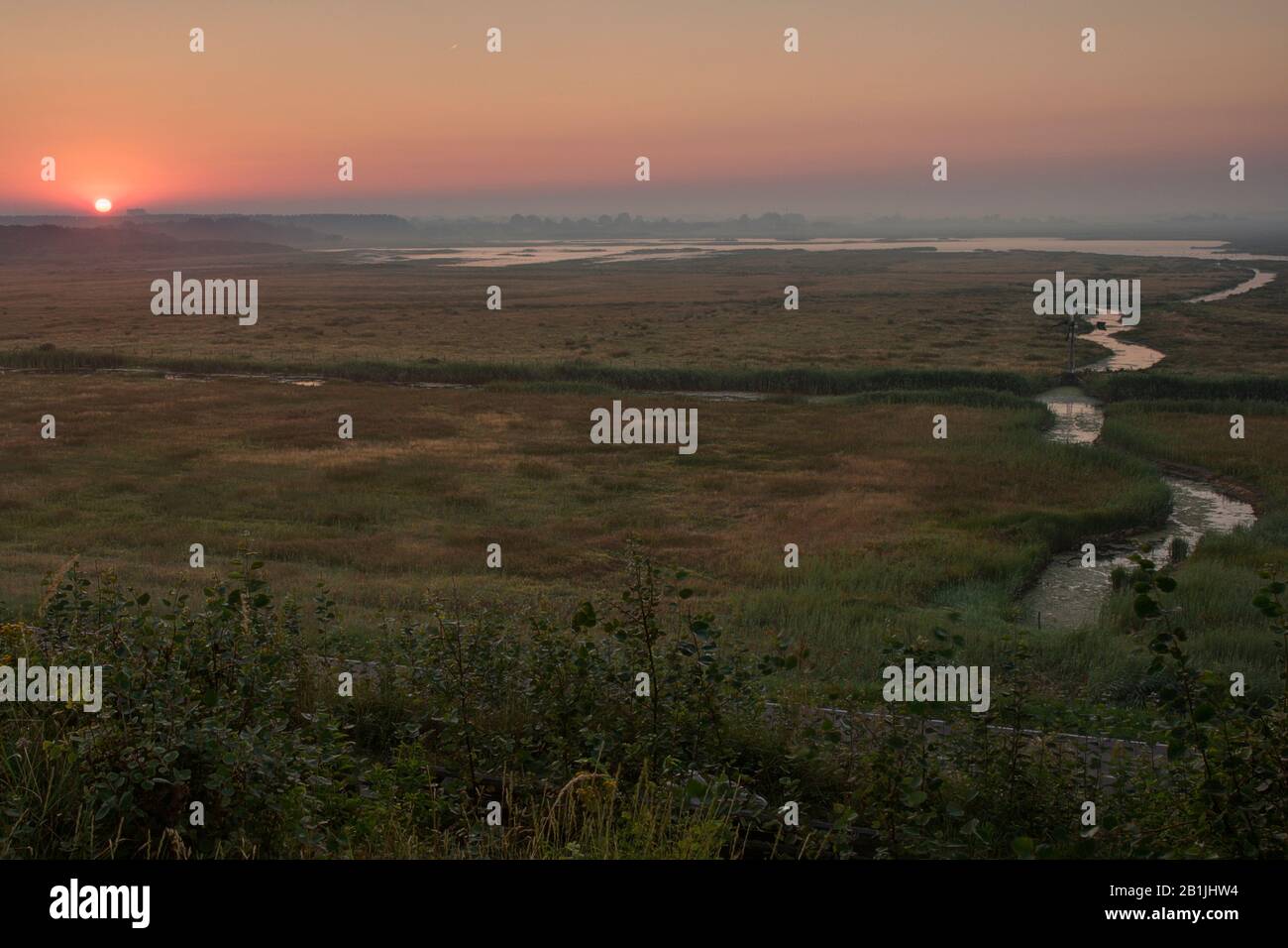 Alba Nei Pressi Di Den Helder, Paesi Bassi, Den Helder Foto Stock