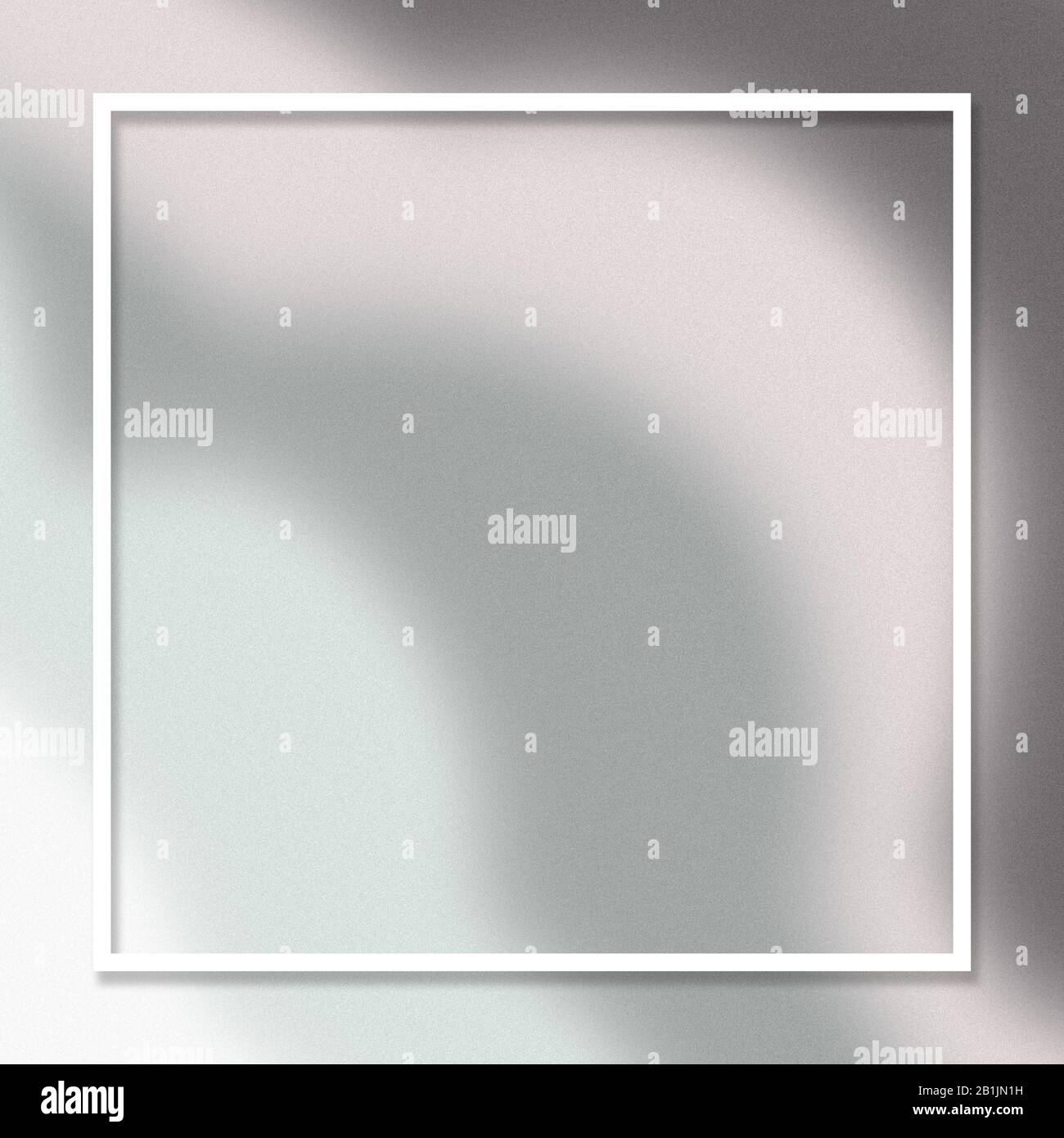 grigio e bianco sfocato con cornice bianca. sfondo e texture colorati. illustrazione. rapporto quadrato. Foto Stock