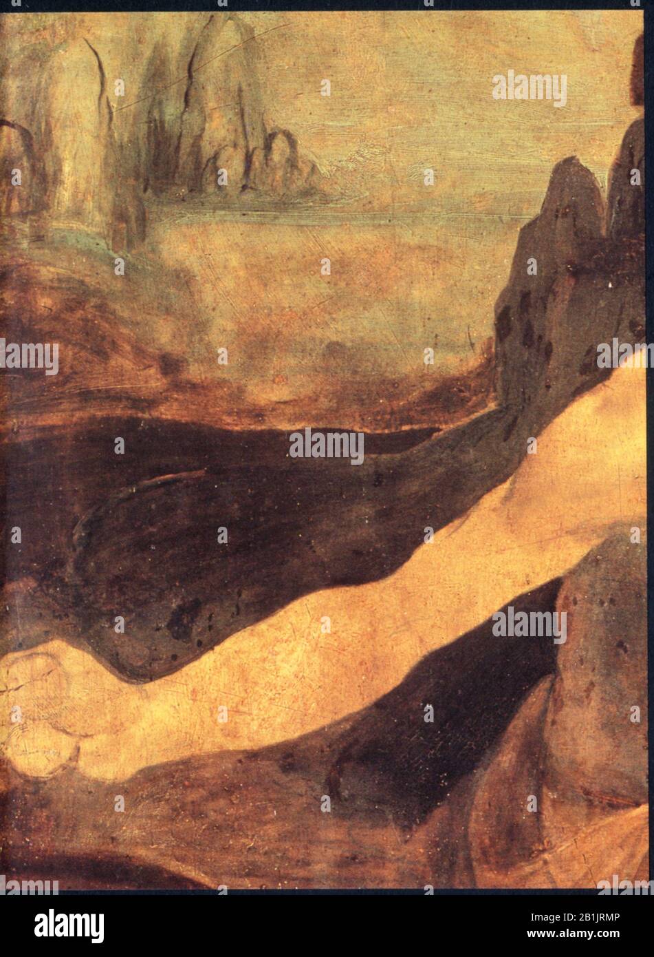 Leonardo da Vinci. San Girolamo. Dettagli. 1480-1482. Foto Stock Leonardo da Vinci. San Girolamo. Dettagli. 1480-1482. Foto Stock