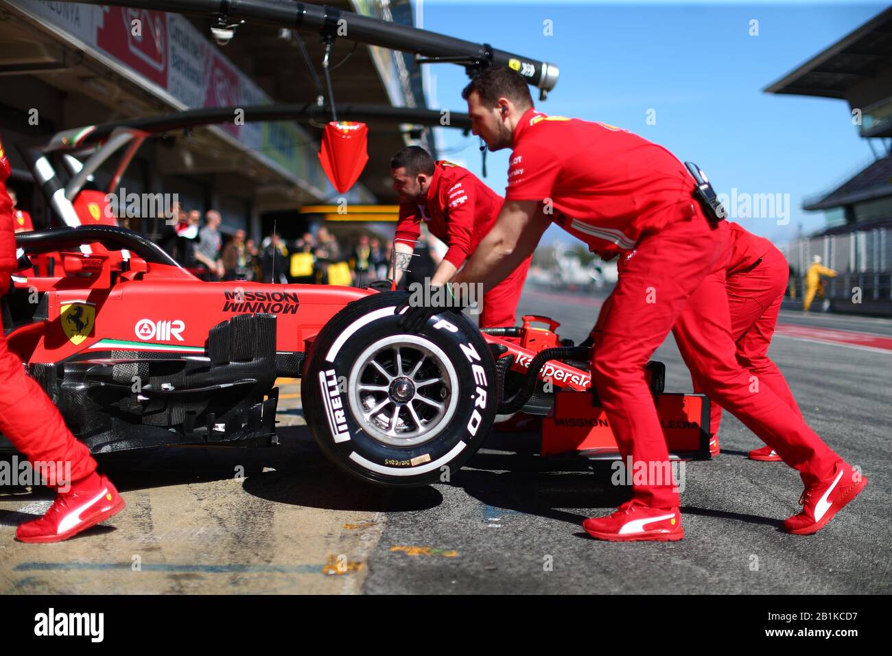 Sebastian Vettel, Scuderia Ferrari. Formula 1 World Championship 2020, Winter testing Days 2 2020 Barcelona, 26-28 febbraio 2020. Foto Stock