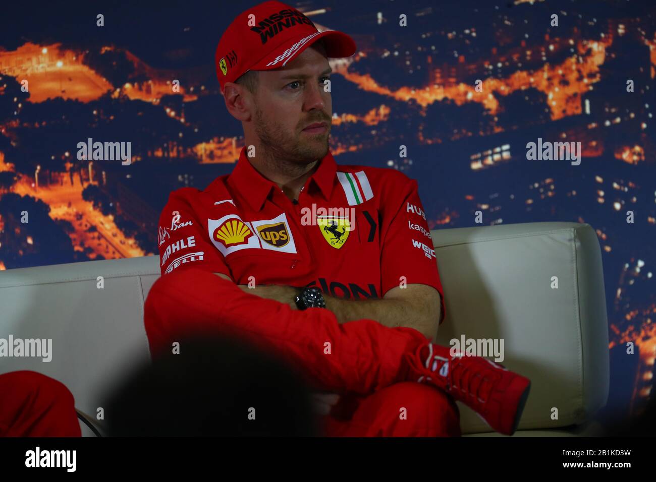 Sebastian Vettel, Scuderia Ferrari. Formula 1 World Championship 2020, Winter testing Days 2 2020 Barcelona, 26-28 febbraio 2020. Foto Stock