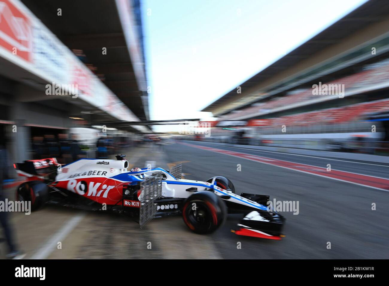 26th Febbraio 2020; Circuito De Barcelona Catalunya, Barcellona, Catalogna, Spagna; Formula 1 Pre Season Testing Two; Rokit Williams Racing, Nicholas Latifi Foto Stock