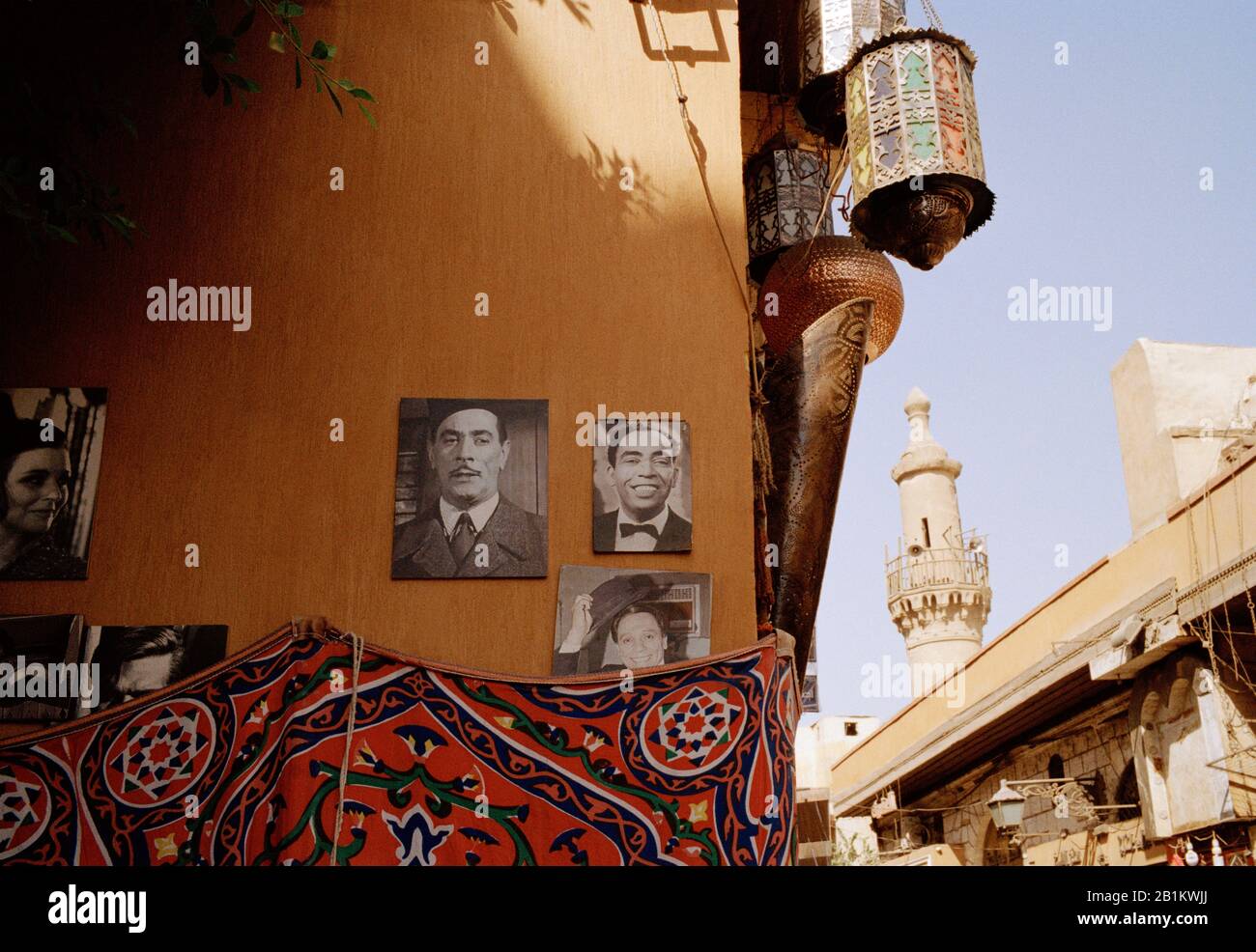 Gli eroi egiziani nel Cairo islamico Fatimid in Egitto nel Nord Africa Foto Stock