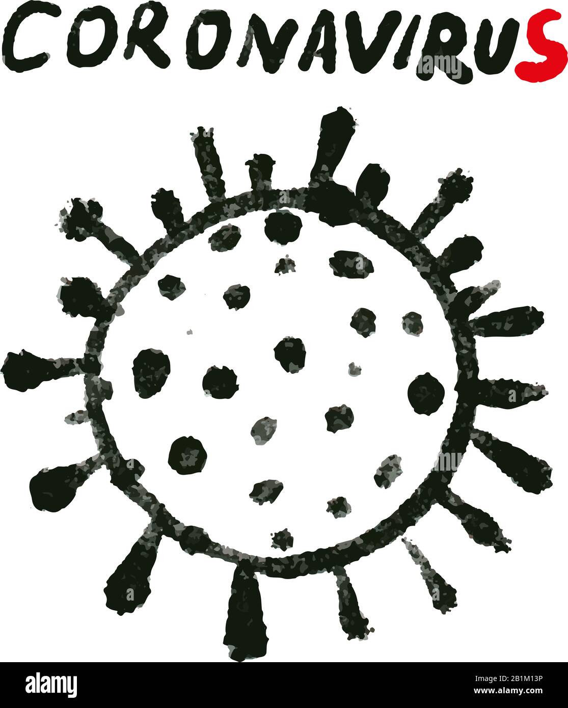 Focolaio di coronavirus contagioso. Coronavirus in Cina infezione coronavirus 2019-nCoV . Foto Stock