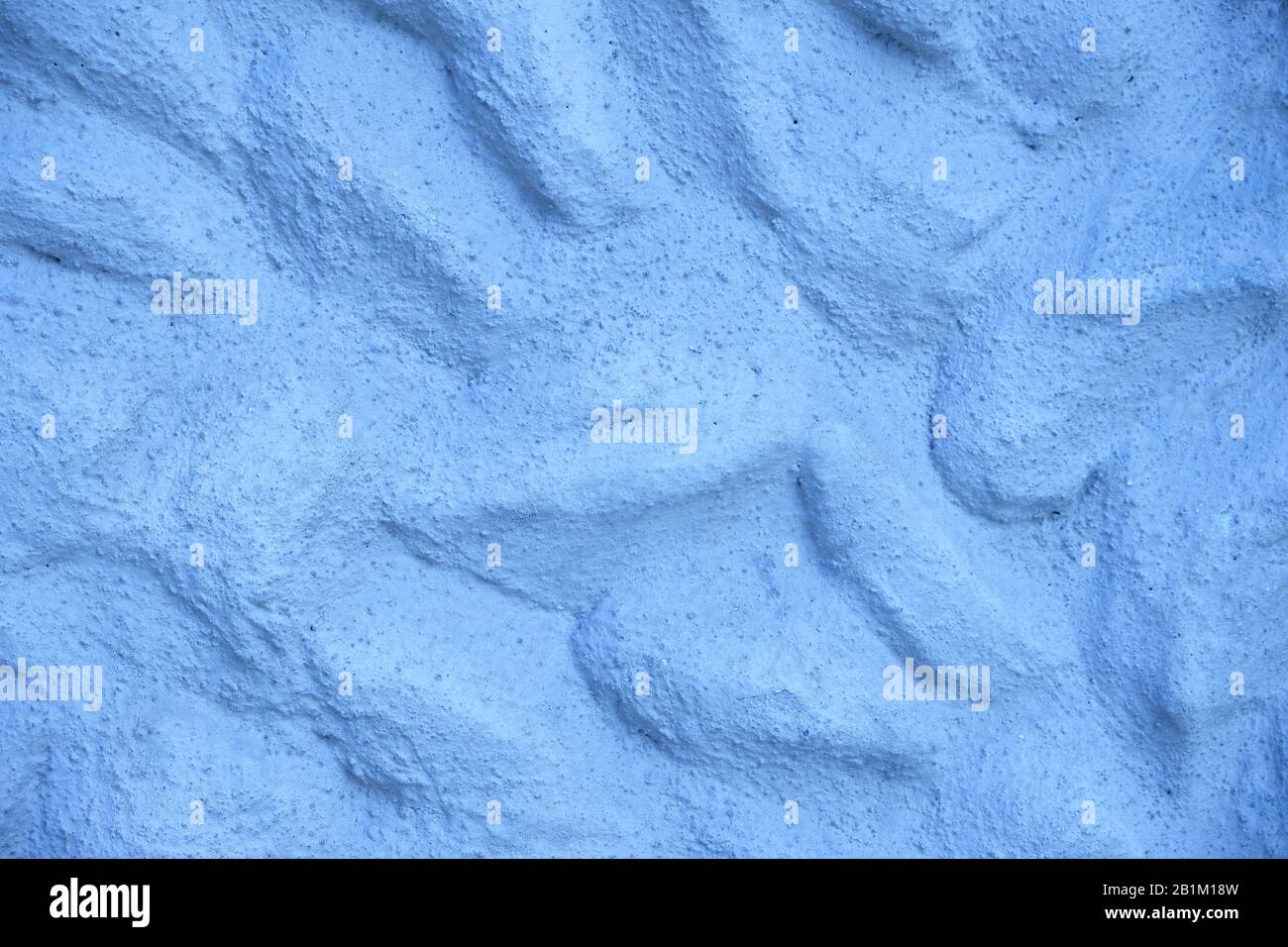 Sfondo dalle forme morbide blu Foto Stock