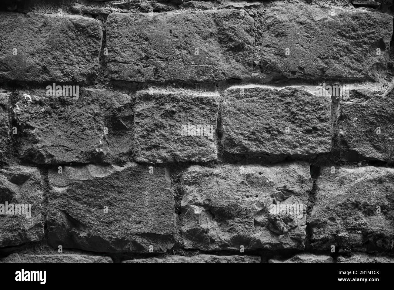 Mosaico a forma di antico muro di pietra sfondo Foto Stock