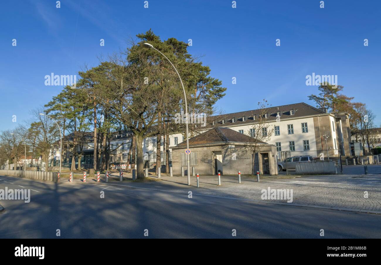 Konsular-Abteilung, Us-Botschaft, Clayallee, Dahlem, Steglitz-Zehlendorf, Berlin, Deutschland Foto Stock