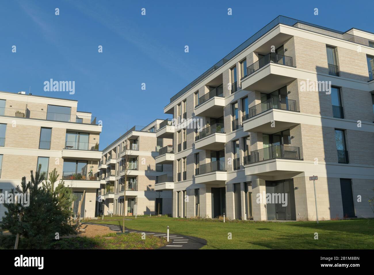 Wohnsiedlung ´5 Morgen´, Clayallee, Dahlem, Berlin, Deutschland Foto Stock