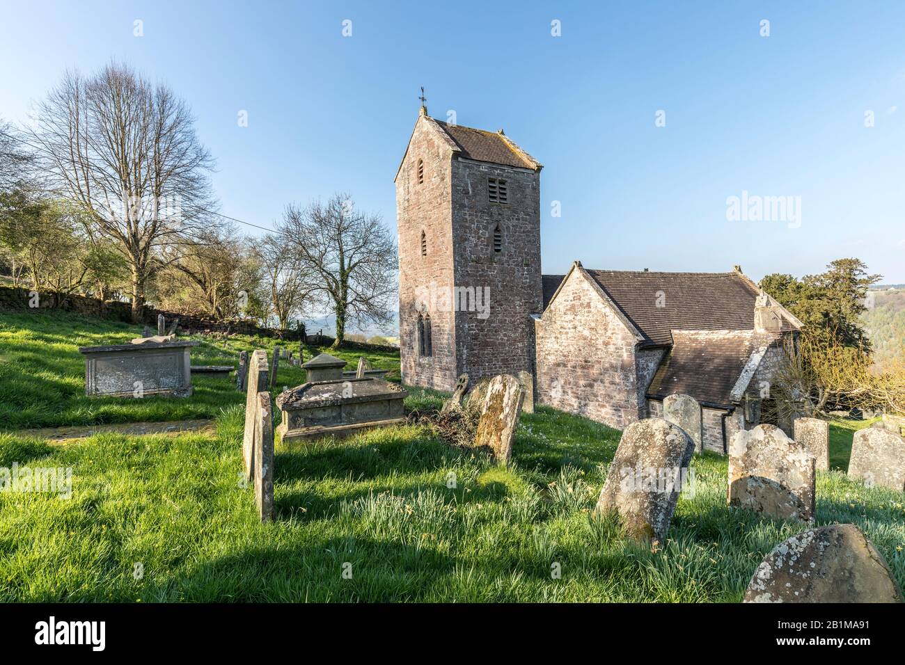 Penallt Old Church, Monmouthshire, Galles, Regno Unito Foto Stock