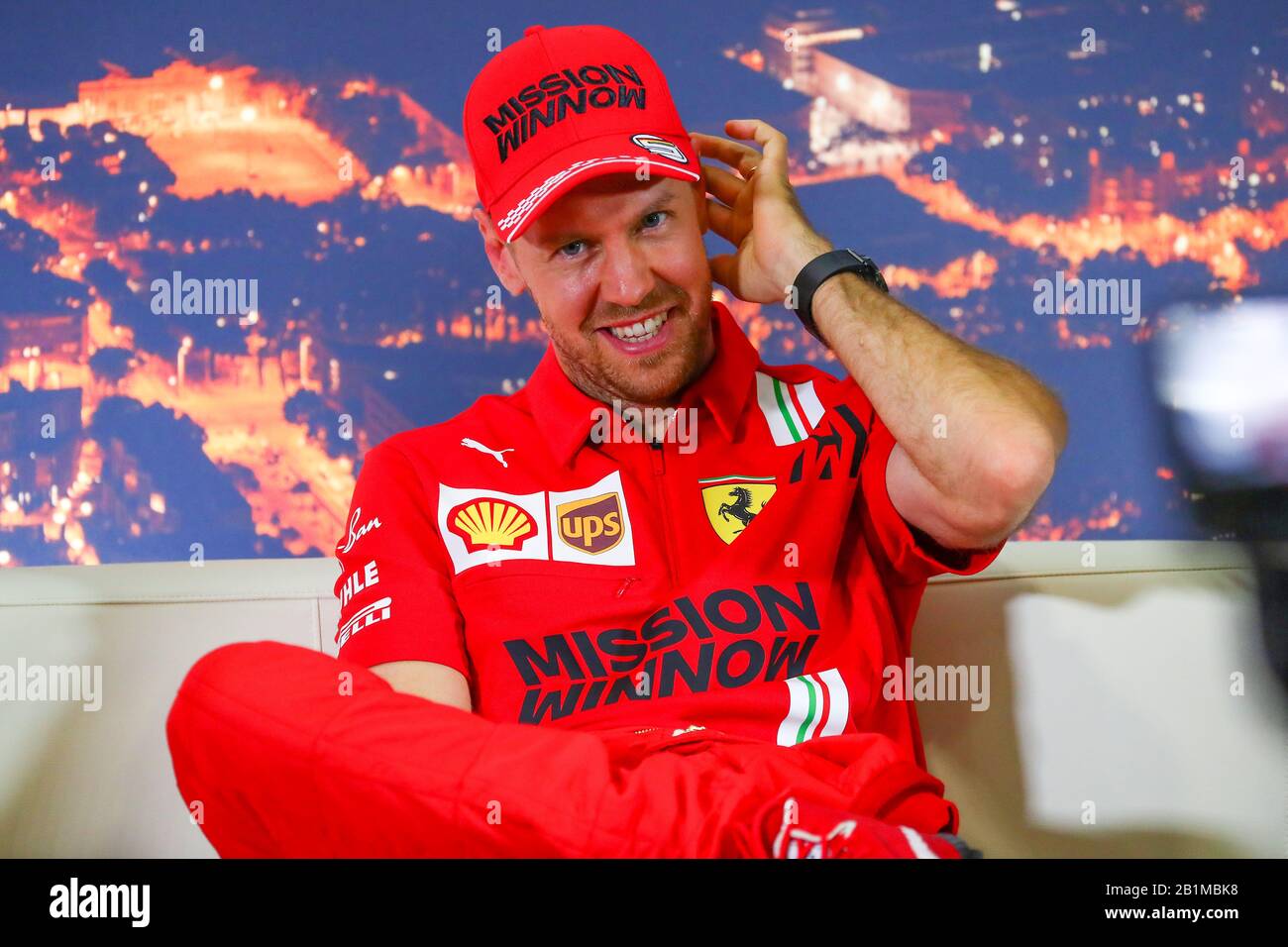 Montmelo, Spagna. 26th Feb, 2020. Sebastian Vettel, Scuderia Ferrari. Formula 1 World Championship 2020, Winter testing Days 2 2020 Barcelona, 26-28 febbraio 2020. Foto Federico Basile/Insidefoto Credit: Insidefoto Srl/Alamy Live News Foto Stock