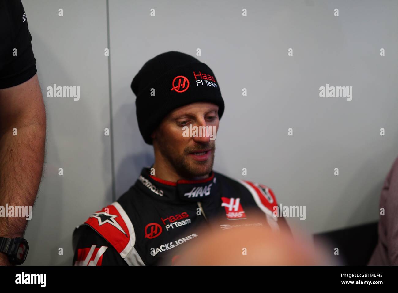 Barcellona, Spagna. 26th Feb, 2020. No.08 Romain Grosjean, Haas F1 Team. Formula 1 World Championship 2020, Winter testing Days 2 2020 Barcelona, 26-28 febbraio 2020. Credit: Agenzia Indipendente Foto/Alamy Live News Foto Stock