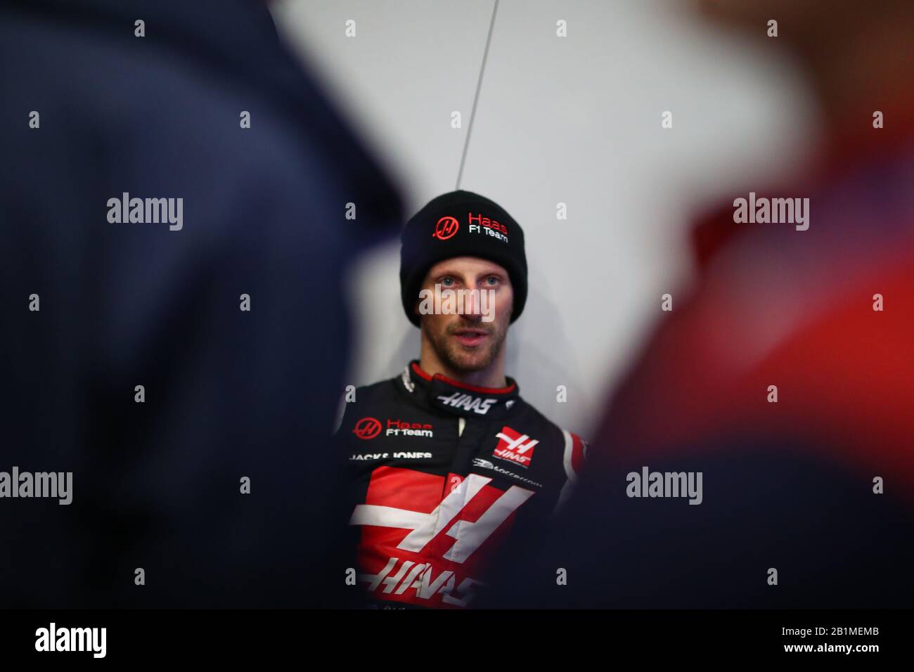 Barcellona, Spagna. 26th Feb, 2020. No.08 Romain Grosjean, Haas F1 Team. Formula 1 World Championship 2020, Winter testing Days 2 2020 Barcelona, 26-28 febbraio 2020. Credit: Agenzia Indipendente Foto/Alamy Live News Foto Stock