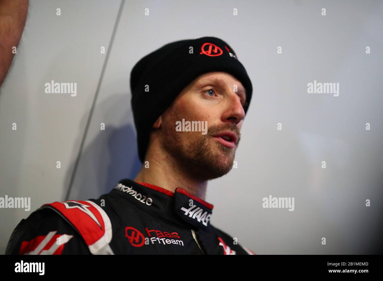 Barcellona, Spagna. 26th Feb, 2020. No.08 Romain Grosjean, Haas F1 Team. Formula 1 World Championship 2020, Winter testing Days 2 2020 Barcelona, 26-28 febbraio 2020. Credit: Agenzia Indipendente Foto/Alamy Live News Foto Stock