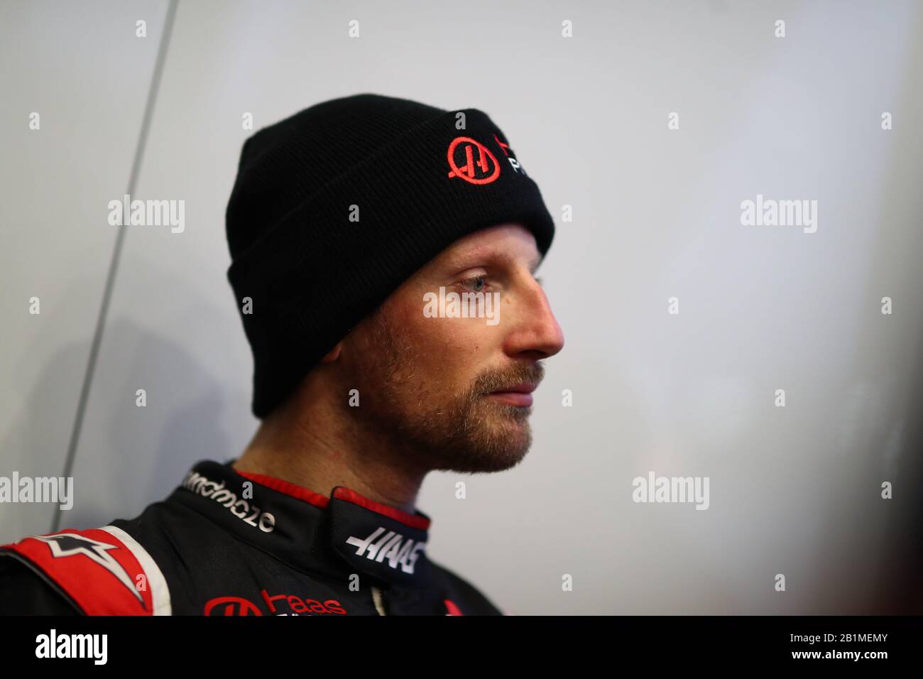 Barcellona, Spagna. 26th Feb, 2020. No.08 Romain Grosjean, Haas F1 Team. Formula 1 World Championship 2020, Winter testing Days 2 2020 Barcelona, 26-28 febbraio 2020. Credit: Agenzia Indipendente Foto/Alamy Live News Foto Stock