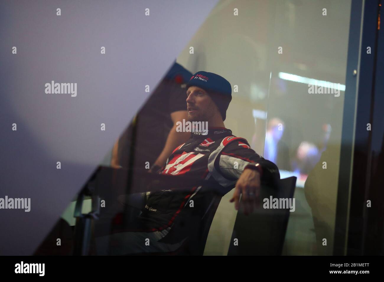 Barcellona, Spagna. 26th Feb, 2020. No.08 Romain Grosjean, Haas F1 Team. Formula 1 World Championship 2020, Winter testing Days 2 2020 Barcelona, 26-28 febbraio 2020. Credit: Agenzia Indipendente Foto/Alamy Live News Foto Stock