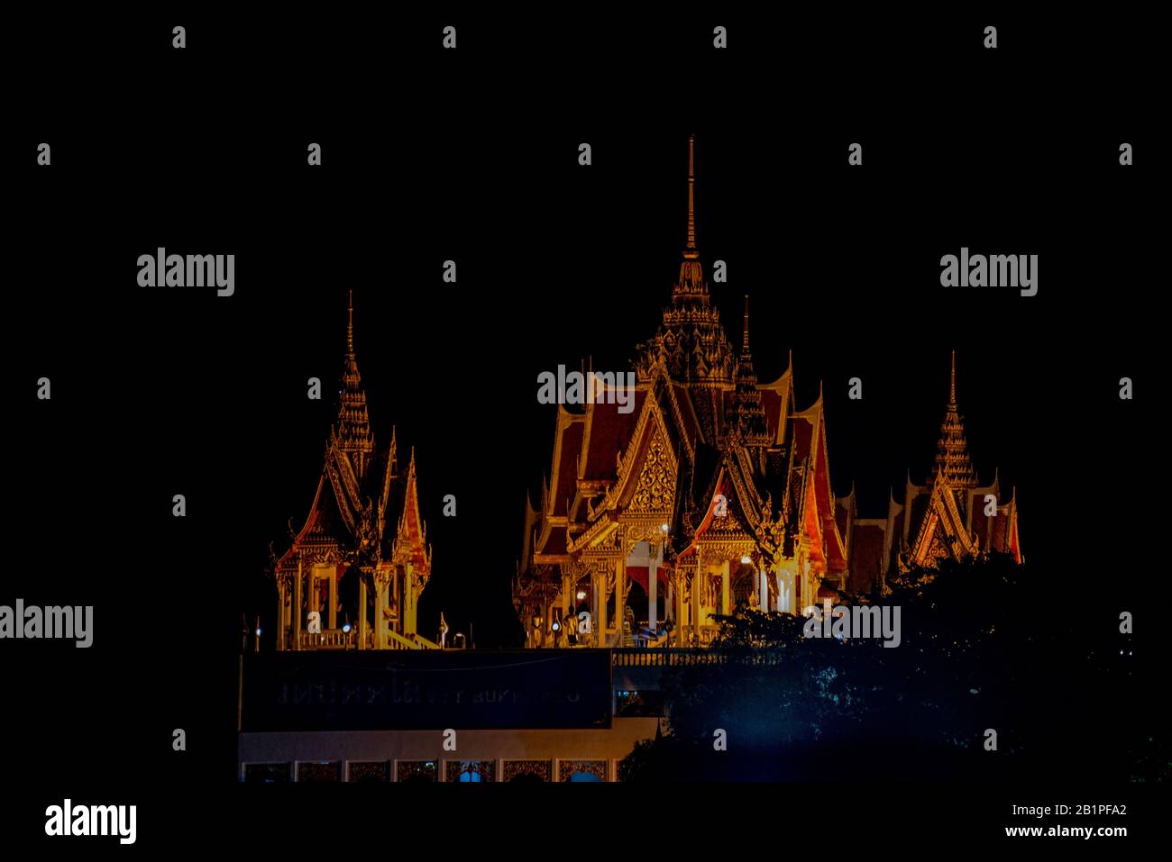 Asia, Thailandia, Bangkok, crociera notturna Foto Stock