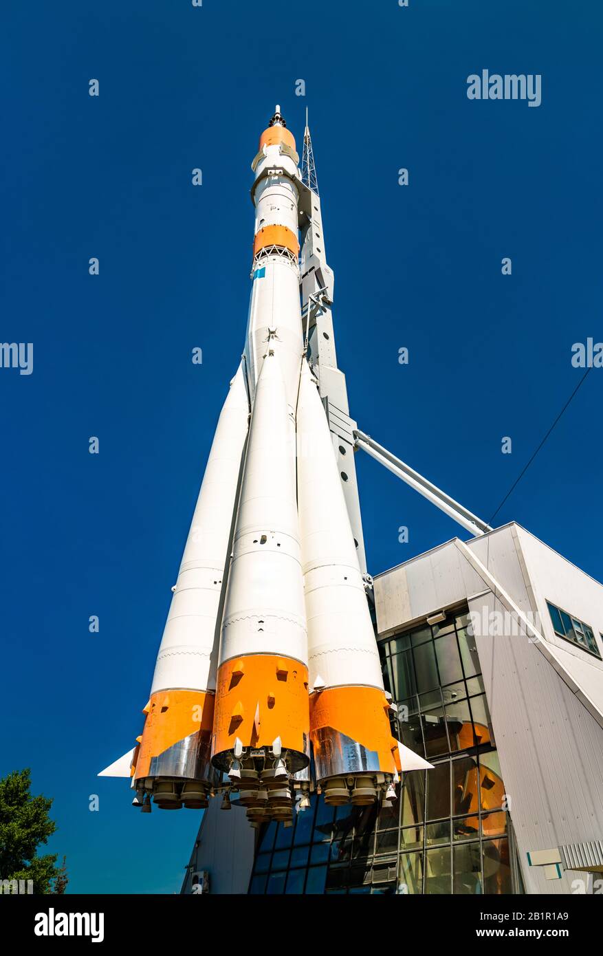 Razzo vettore Soyuz a Samara, Russia Foto Stock