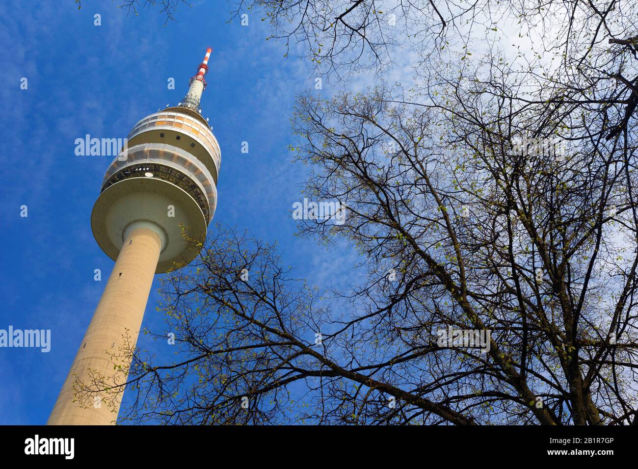 Torre Olimpica, Germania, Baviera, Muenchen Foto Stock