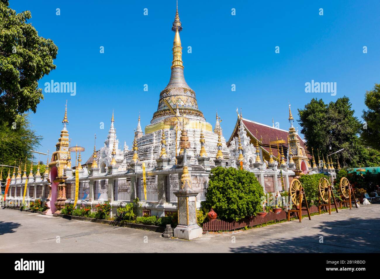 Wat Chetawan, Chiang Mai, Thailandia Foto Stock