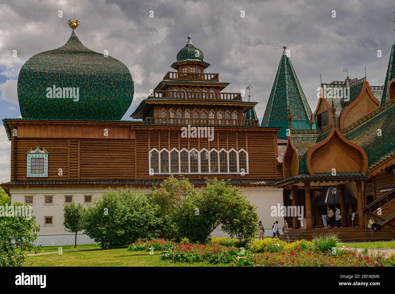 Mosca/Russia; 5 Luglio 2019: Kolomenskoye Grande Palazzo Di Legno, Mosca, Russia Foto Stock