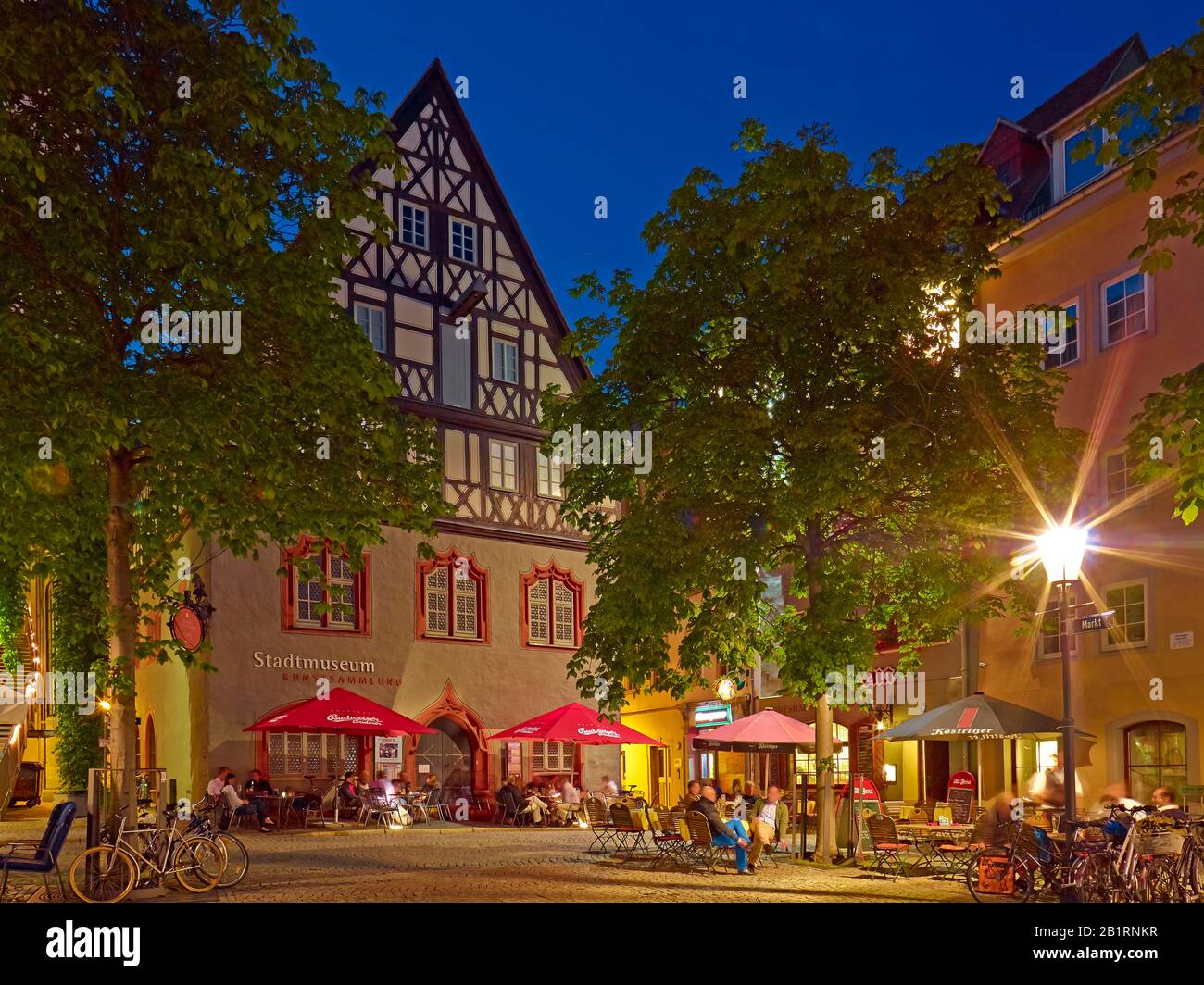 Museo Cittadino Gohr Am Markt A Jena, Turingia, Germania, Foto Stock