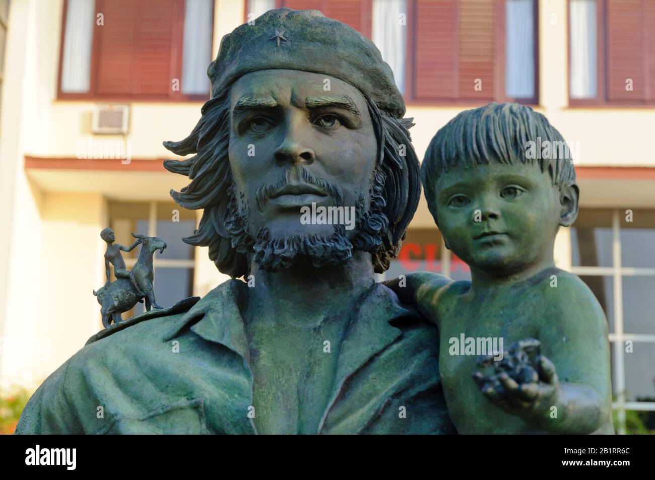 Che Guevara Statua, Santa Clara, Cuba, Caraibi, Foto Stock
