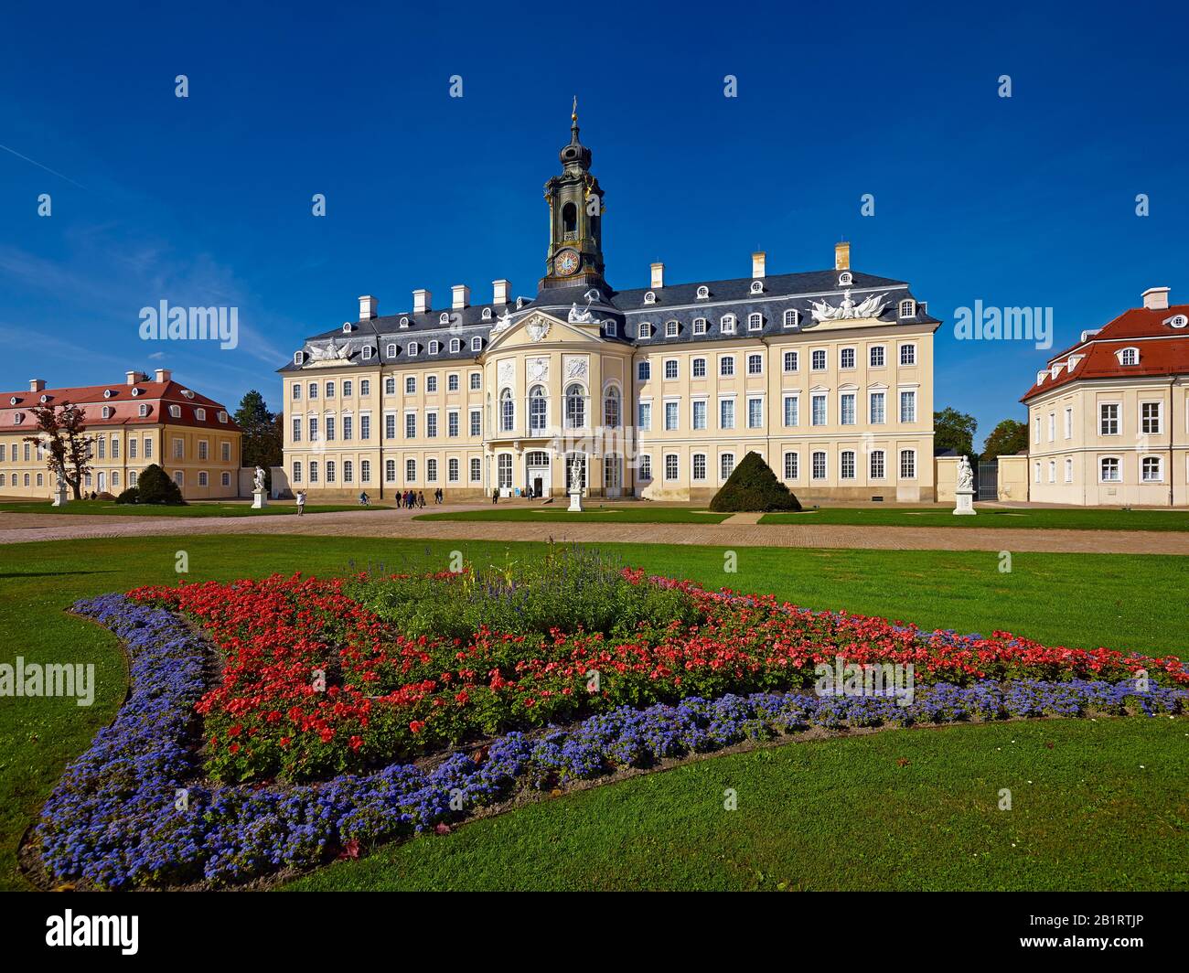 Hubertusburg alloggio di caccia a Wermsdorf, Sassonia, Germania Foto Stock