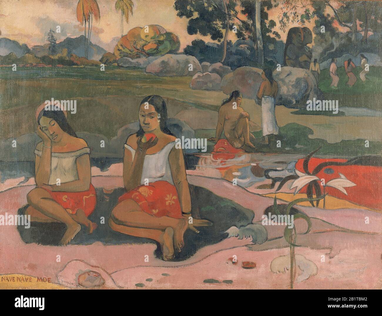 ) Pittura 19th Secolo di Paul Gauguin - immagine Ad Altissima risoluzione e di qualità Foto Stock
