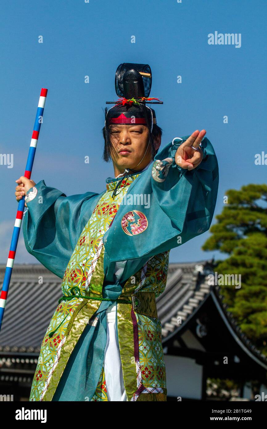 Jidai Matsuri (Festival of the Ages) è un tradizionale festival giapponese (chiamato anche matsuri) che si tiene ogni anno il 22 ottobre a Kyoto, in Giappone. È un ciao Foto Stock