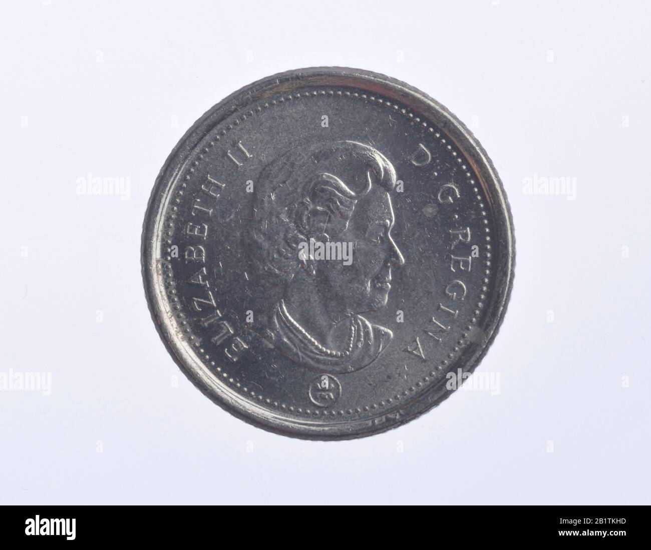 Geldmünze, 10 Centesimi, Kanada Foto Stock