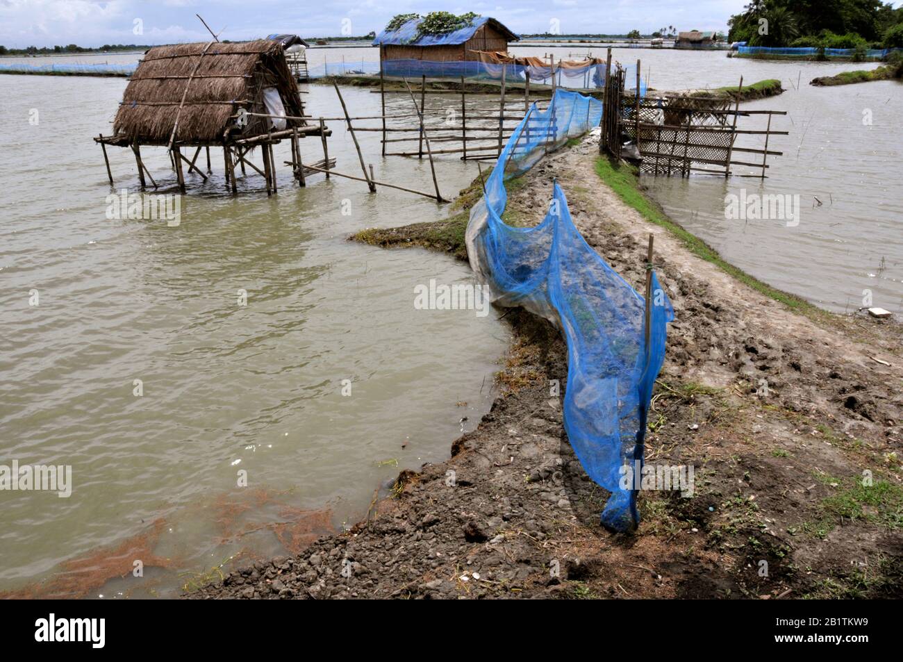 porto di pesca a sud 24 pargana ovest bengala Foto Stock