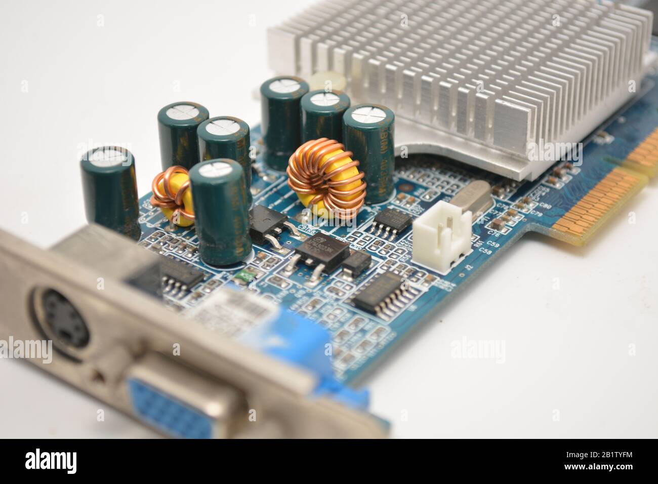 Scheda madre tecnologia informatica elettronica - OL9 Foto Stock