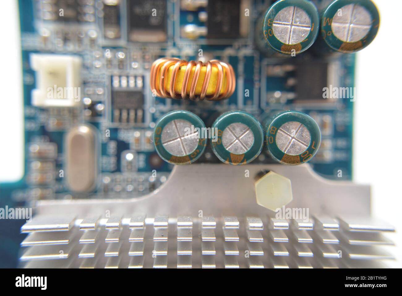 Scheda madre tecnologia informatica elettronica - OL9 Foto Stock