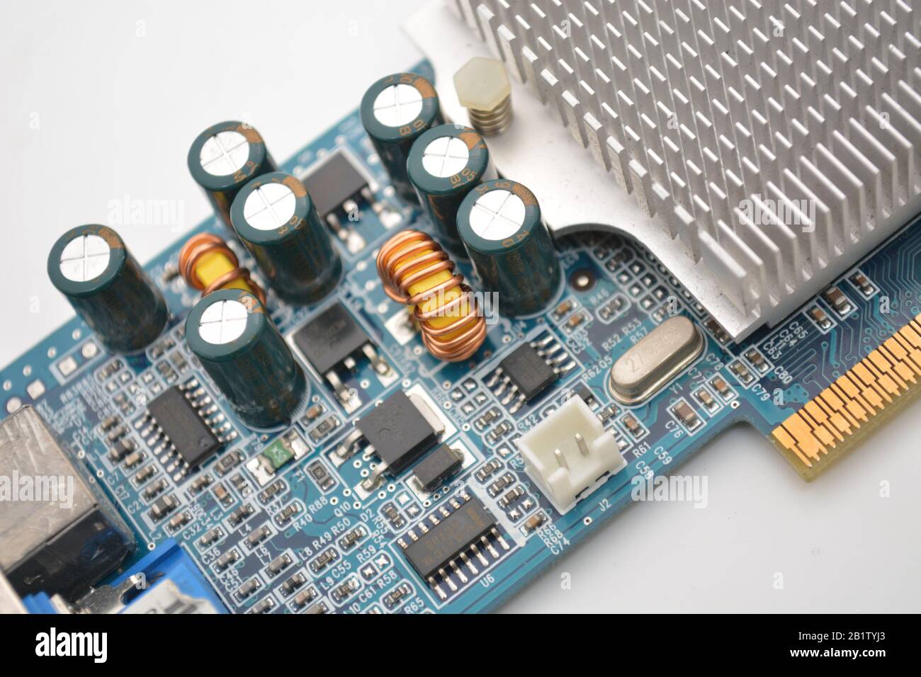 Scheda madre tecnologia informatica elettronica - OL9 Foto Stock