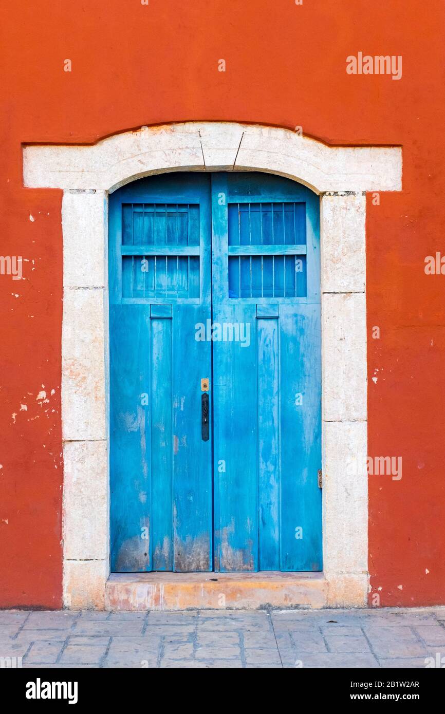 Vecchia Porta, Valladolid , Yucatan, Messico Foto Stock