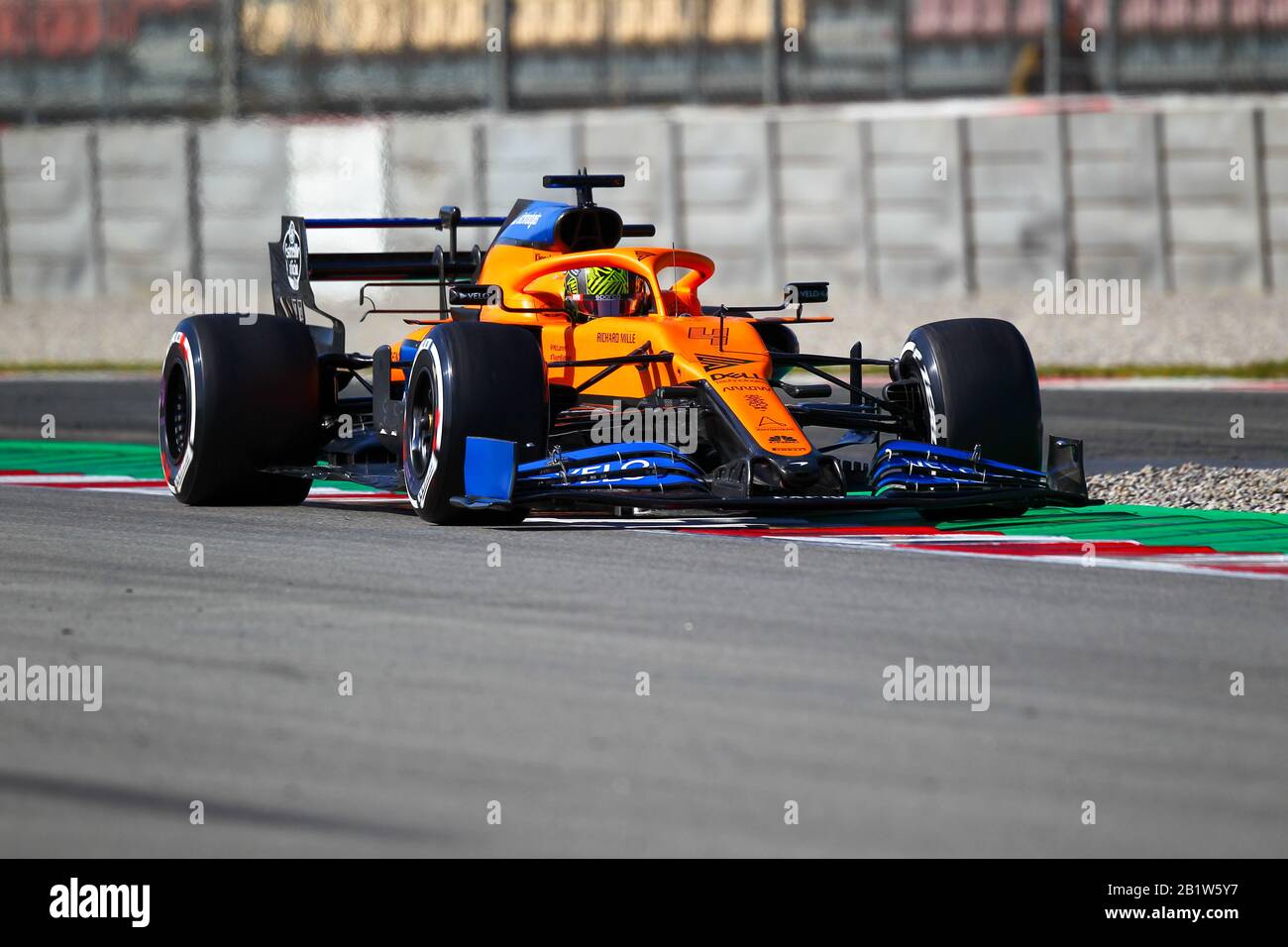 Barcellona (Spagna), Italia, 27 Feb 2020, Norris Durante I Test Pre-Stagione 2020 - Campionato Di Formula 1 - Credito: Lps/Alessio De Marco/Alamy Live News Foto Stock
