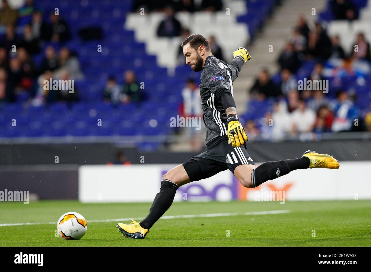 Barcellona, Spagna. 27th Feb 2020. Rui Patricio di Wolverhampton Wanderers F.C. durante il round di 32 secondi di UEFA Europa League tra RCD Espanyol e Wolverhampton Wanderers allo stadio RCD il 27 febbraio 2020 a Barcellona, Spagna. Credit: Dax Images/Alamy Live News Foto Stock