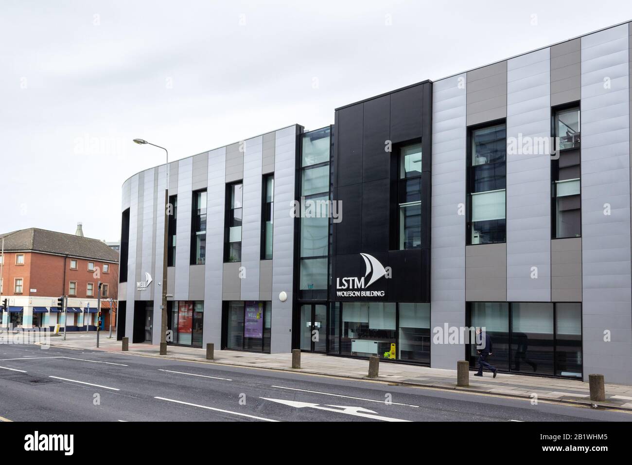 Liverpool School Of Tropical Medicine Wolfson Building, Pembroke Place, Liverpool Foto Stock