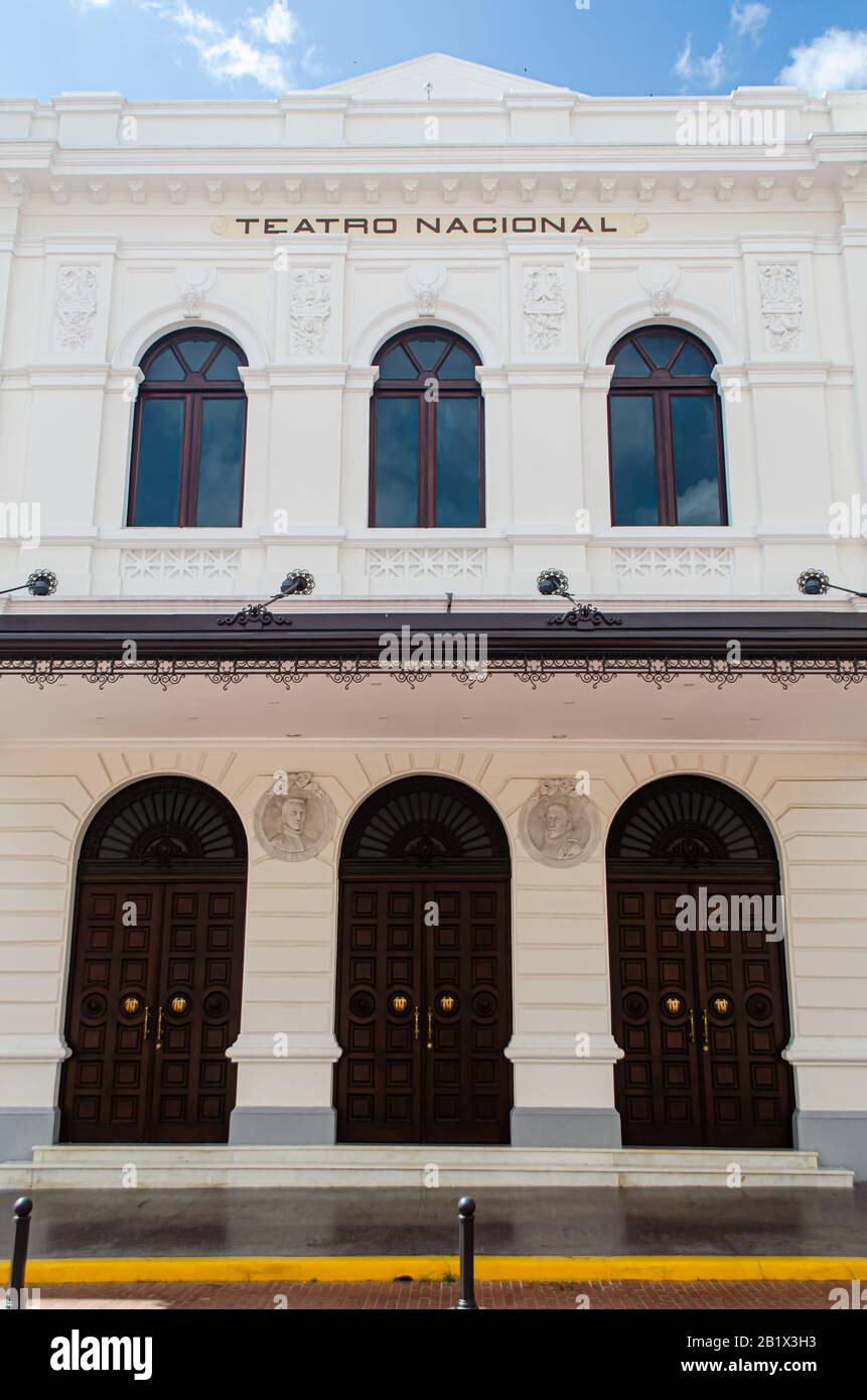 Teatro Nazionale di Panama a casco Antiguo Foto Stock