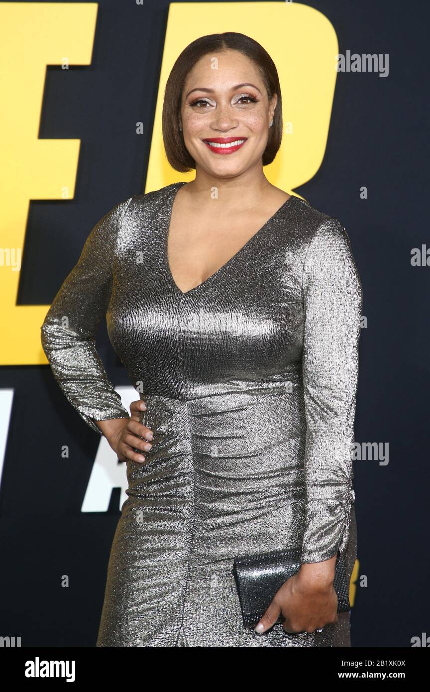 27 Febbraio 2020 - Westwood, California - Ayana Brown. Netflix Premiere Spenser Confidential tenuto al Regency Village Theatre. (Credit Image: © Fs/AdMedia via ZUMA Wire) Foto Stock