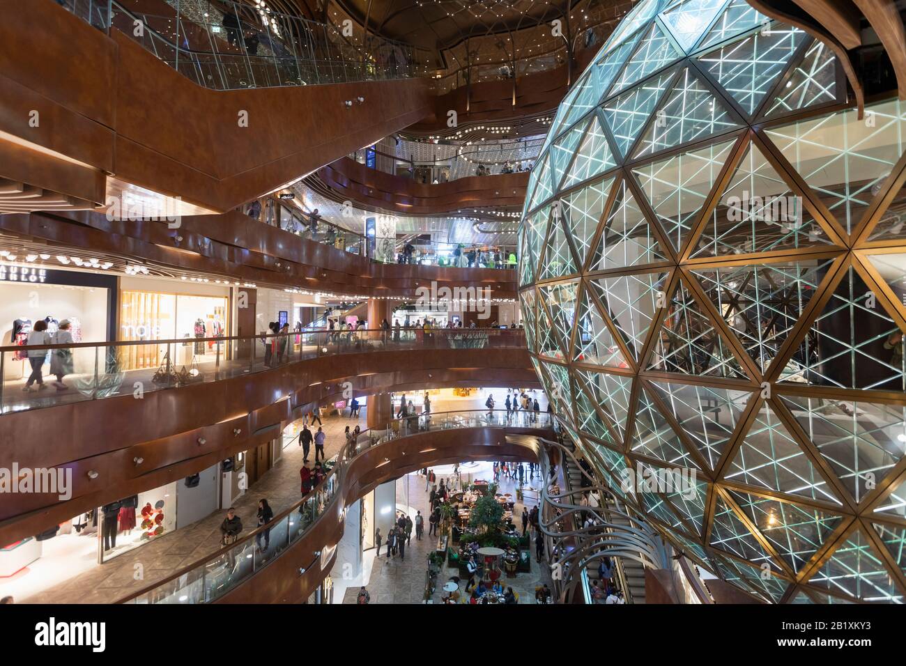 K11 Musea shopping Mall, Tsim Sha Tsui, Kowloon, Hong Kong Foto Stock