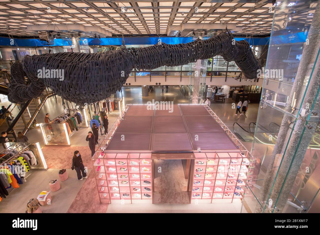 K11 Musea shopping Mall, Tsim Sha Tsui, Kowloon, Hong Kong Foto Stock