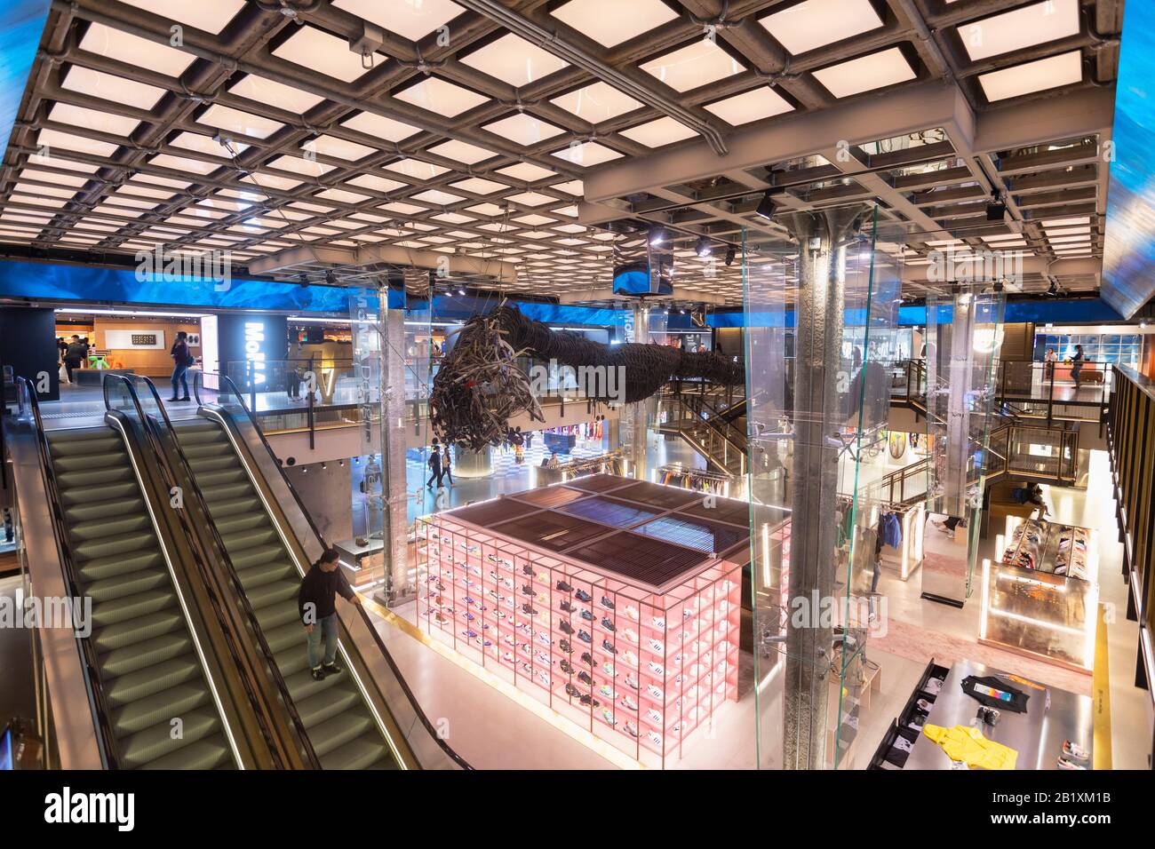 K11 Musea shopping Mall, Tsim Sha Tsui, Kowloon, Hong Kong Foto Stock