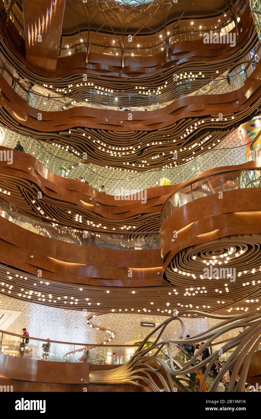 K11 Musea shopping Mall, Tsim Sha Tsui, Kowloon, Hong Kong Foto Stock